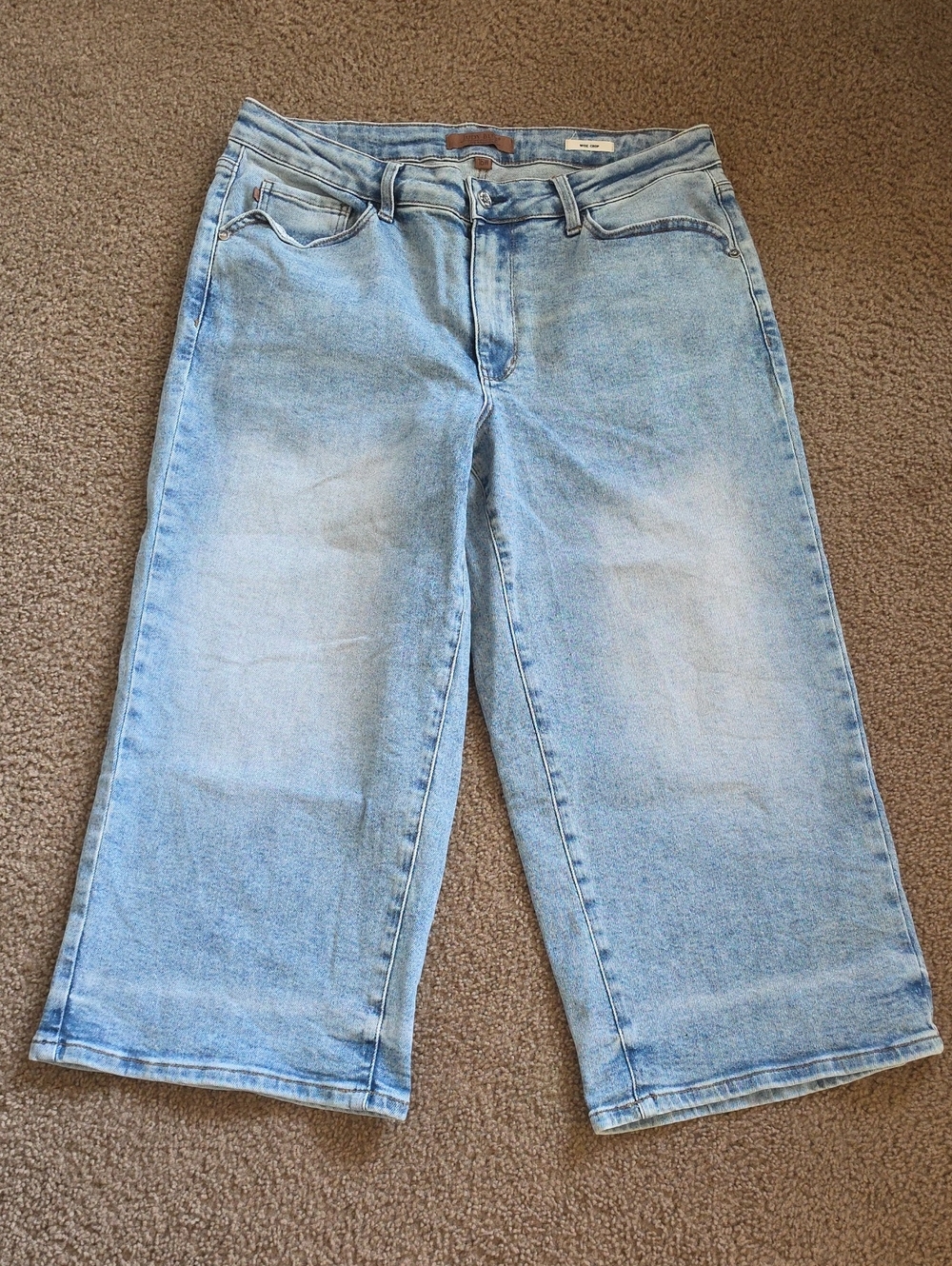 Judy Blue Wide Crop Jeans